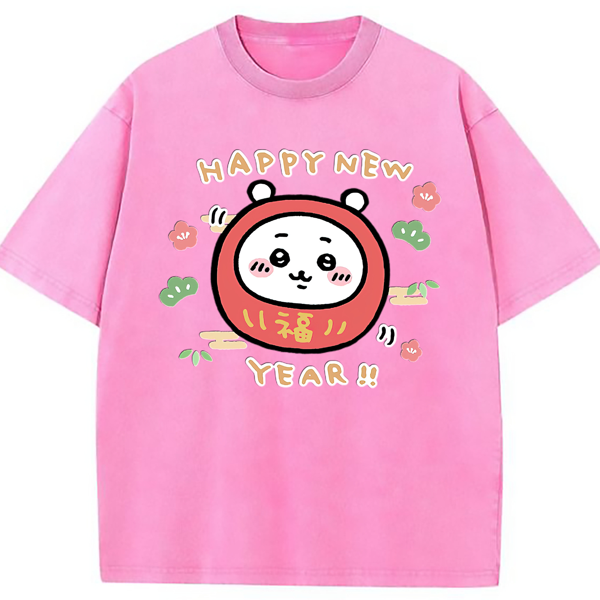 （画像用） ちいかわ ちいかわ Chii-kawa chiikawa 綿100% ヴィンテージ風 半袖Tシャツ（フロントプリント）